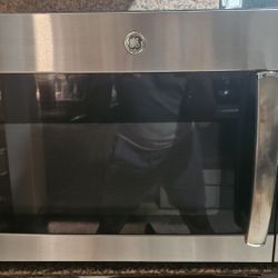 GE Stainless Steel Over-Range Microwave