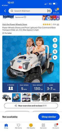 Buzz lightyear Power Wheels
