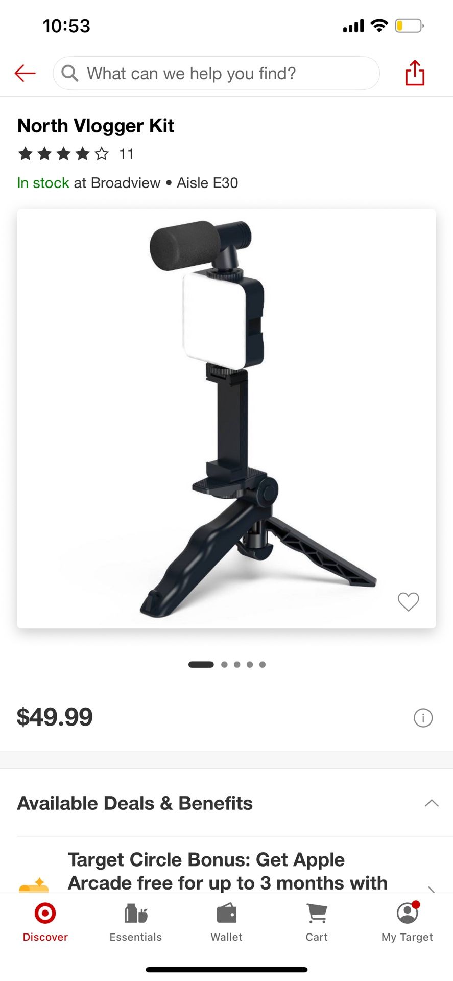Phone Stand With Mic And Light