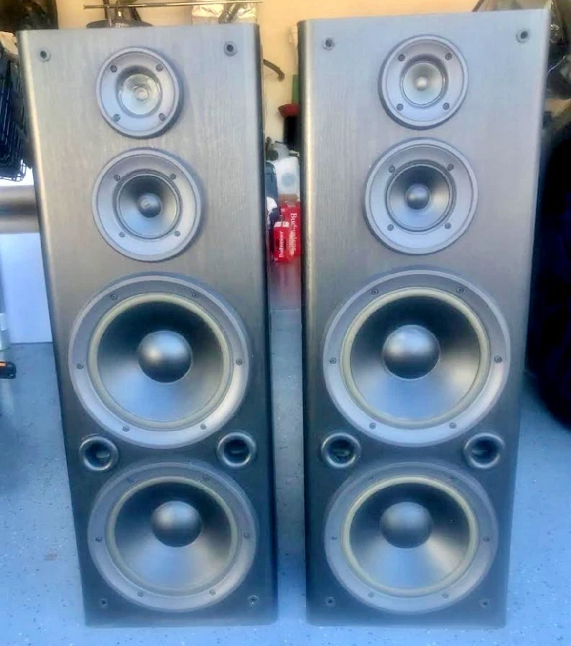(2) 1980’s Technics Dual 100w 10” 🔈 Speakers + Receiver/amp!
