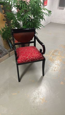 Brown & Red  Chair 