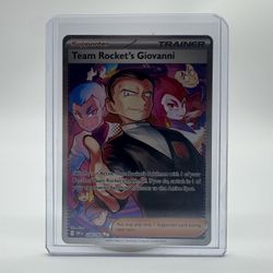 Team Rocket's Giovanni 238/182 English Destined Rivals Holo Illustration Rare