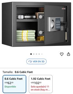 Digital Security Safe 0.6 Cu Ft