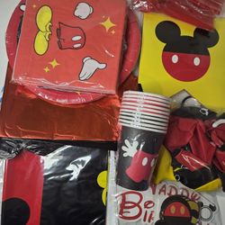 Mickey Mouse Birthday Party Supplies NEW