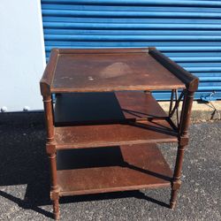Antique Mersman Side Table 25 x 22 x 22 .