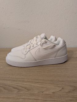 Nike Women's Ebrnon Low Sneakers White/ White Size 8.5