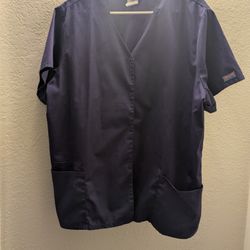 Dark Purple Scrub Top, $3, XL, Great Condition 