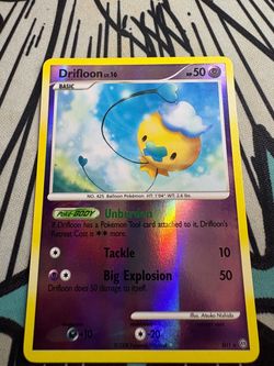 Drifloon SH1 Holo Pokémon Card