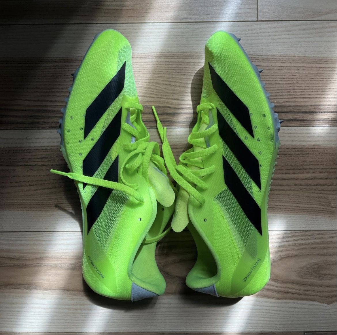 Adidas Adizero Sprintstar track and field shoes. 