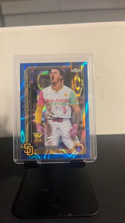 Jackson Merrill Topps Chrome Padres /150 Baseball Card