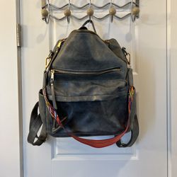 Vegan Leather Convertible Backpack NWOT