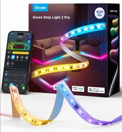 NEW Govee RGBWWIC LED Strip Light 2 Pro 16.4ft – WiFi Alexa Smart RGB Lights