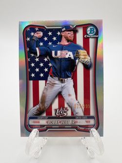 2026 Bowman Chrome - Bobby Witt Jr. #WBC-7 Wbc Flag Refractor /499 (C)