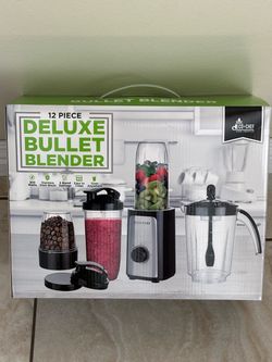 Eco+Chef 12-PIECE Deluxe Bullet Blender