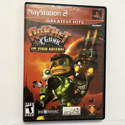 Ratchet & Clank: Up Your Arsenal GH (Sony PS2 PlayStation 2,2005) No Manual 