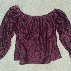 Hollister Off The Shoulder Blouse 