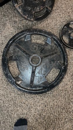 45lb Troy VTX (GO-V) Cast Iron Olympic Plate