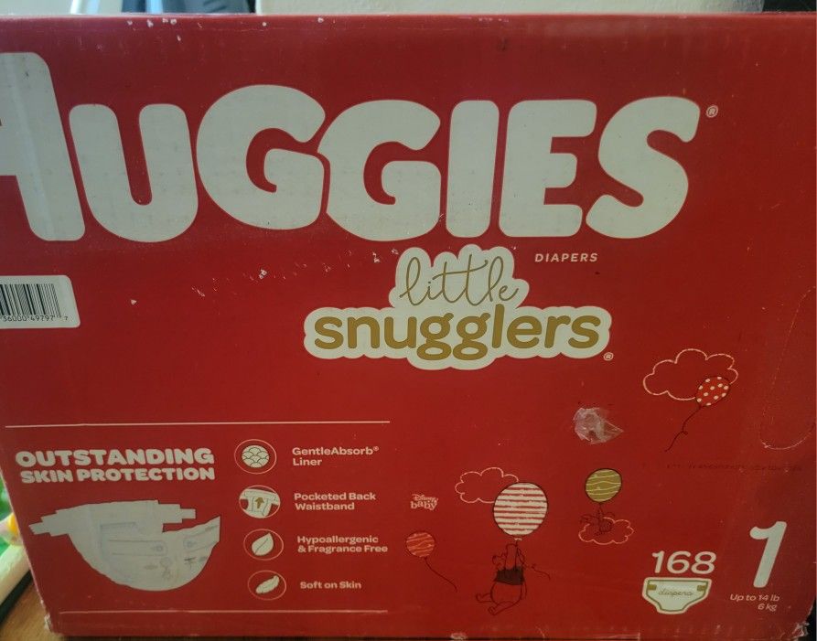 Huggies Size 1 168ct $20