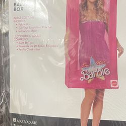 Adult Barbie Doll Box Halloween Costume One Size