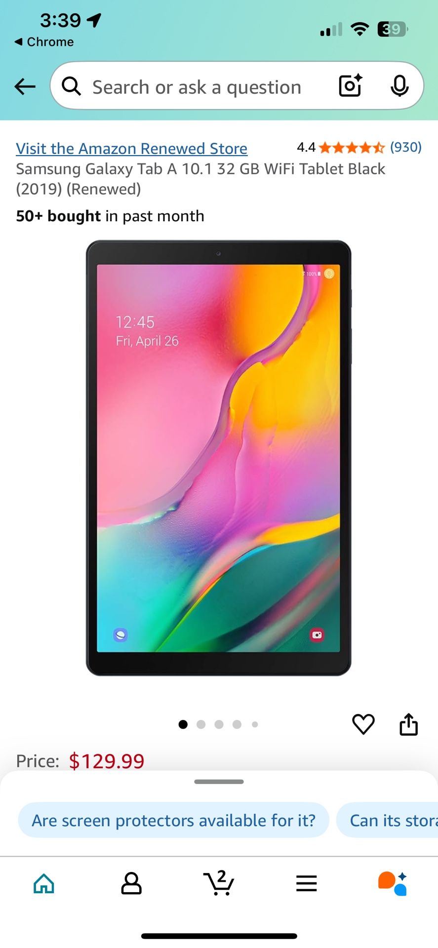 Samsung Galaxy Sm-510 Tablet