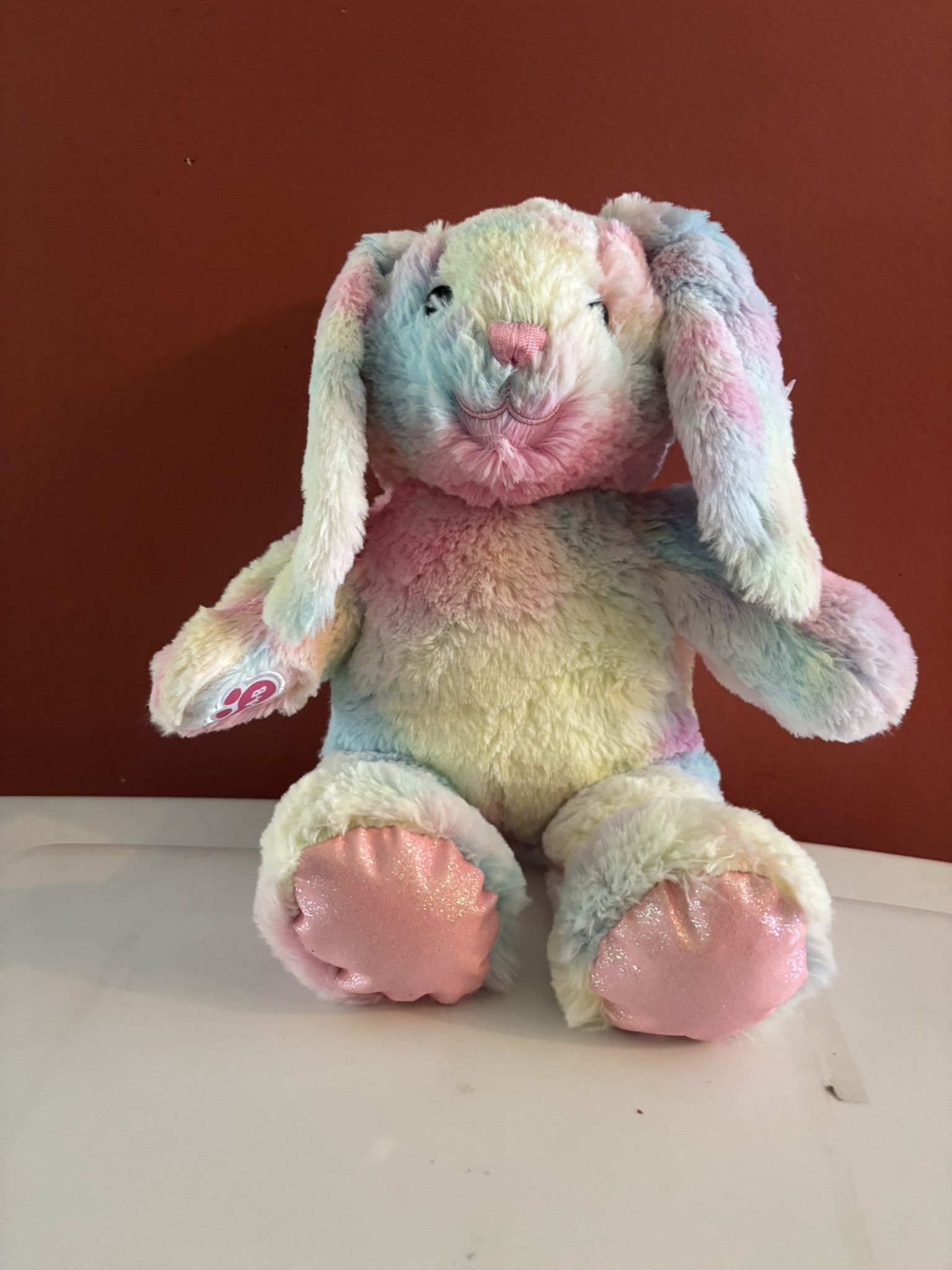 Build-A-Bear Pastel Swirl Pawlette Bunny