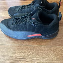 Vintage Air Jordan 12 Low Top-Size 11 Mens-Black and Orange 