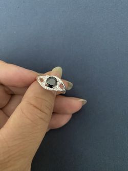 Real 925 Sterling Silver Wedding Ring Size 6