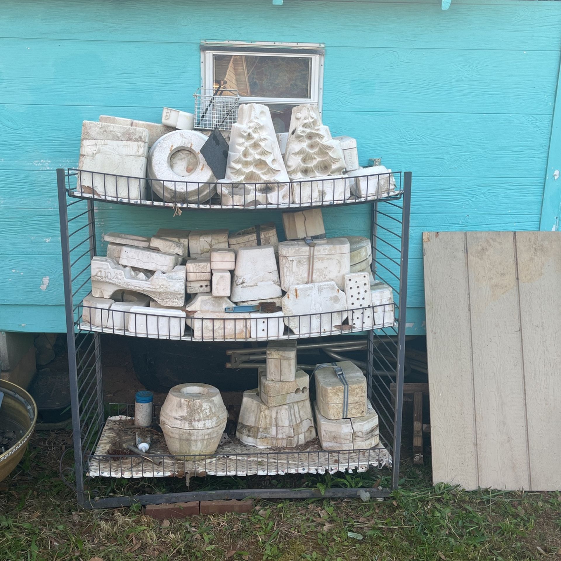 Around 60 Or So Ceramic Molds