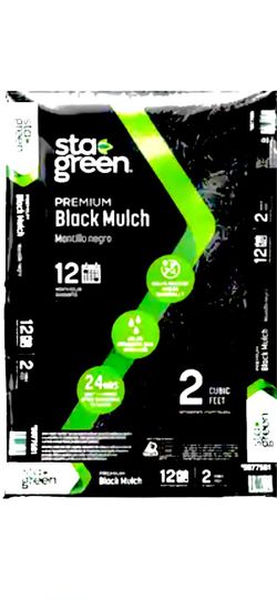 STA GREEN PREMIUM BLACK MULCH