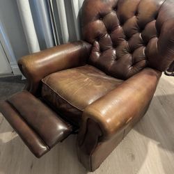 Two Leather Recliners 