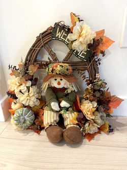 Fall Autumn Welcome Door Decoration