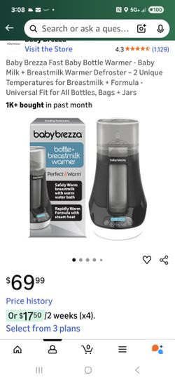 bany brezza bottle warmer
