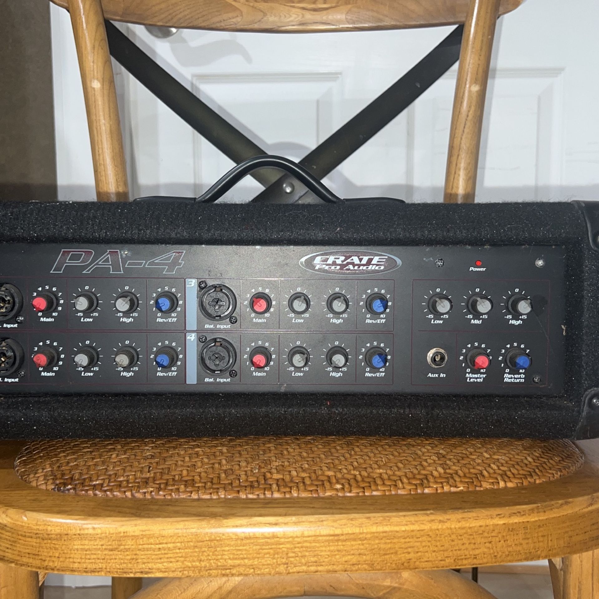 CRATE PRO AUDIO PA-4 AMP