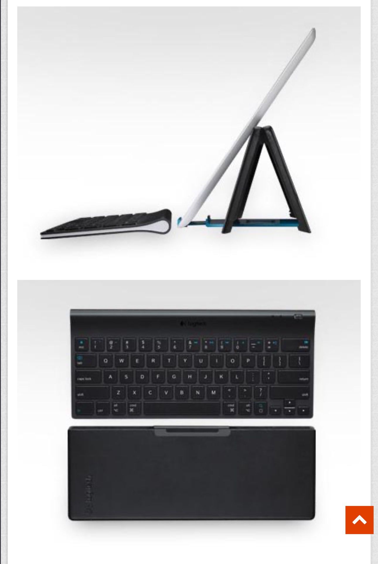 Logitech Bluetooth Tablet Keyboard For iPad 