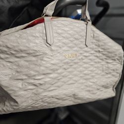 DKNY Allure Quilted Barrel Duffle