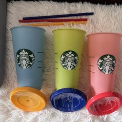 Starbucks color changing cups