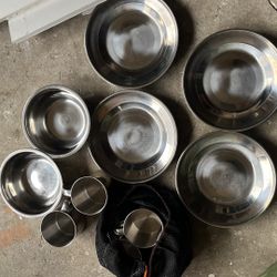 Stainless Steel Camping Dishware