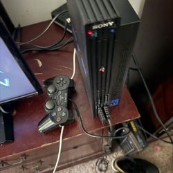 PS2 Fat with Games