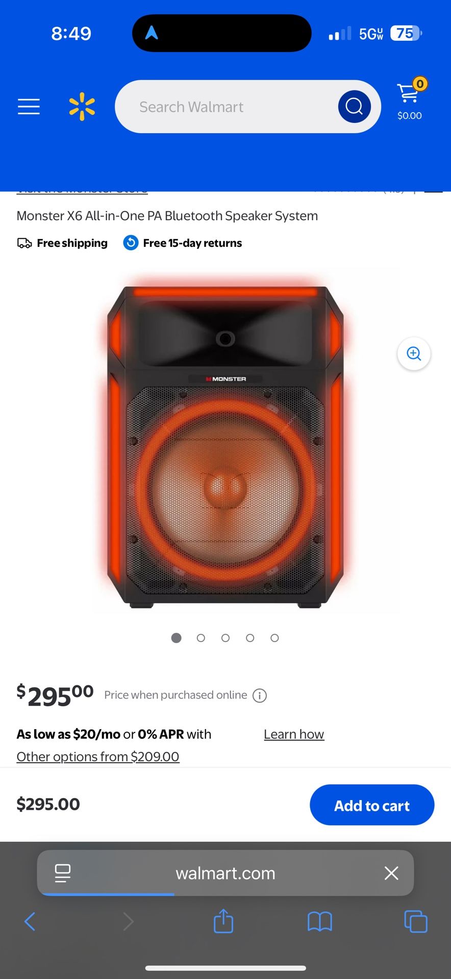 MONSTER X6 Speaker
