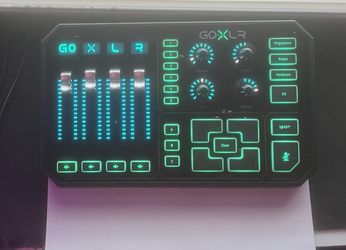 TC-Helicon GoXLR Broadcaster Platform w/ 4-Channel Mixer Motorized Faders