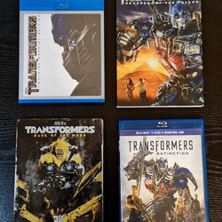 TRANSFORMERS 4 MOVIE BUNDLE BLU-RAY + STEELBOOK 