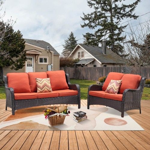 Five Person Seating With Fire Pit For Pain Brand New Patio Furniture Set 🆕🚎🛺✈️🆕🚛🆕
