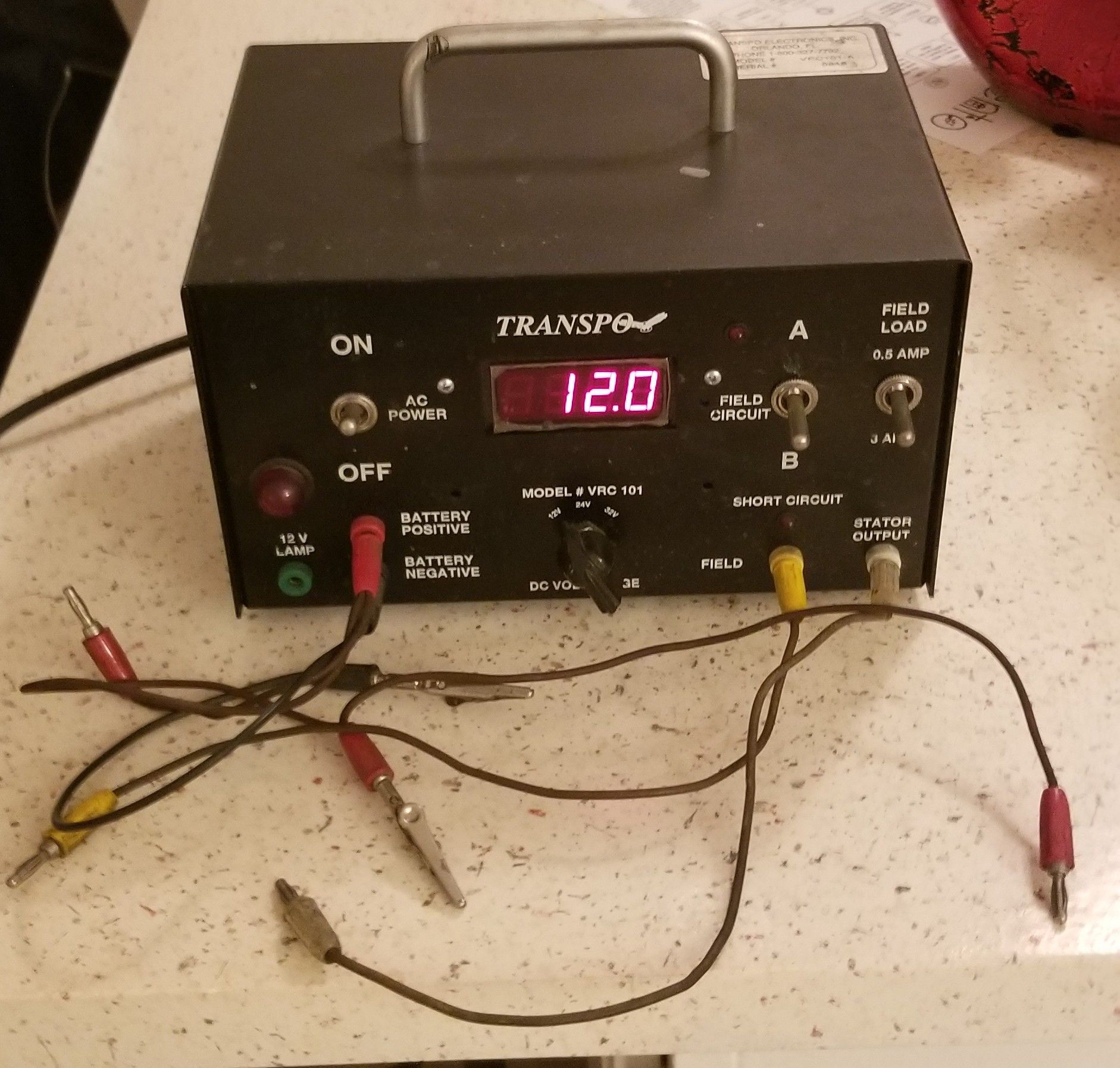 Transpo VRC101A voltage regulator tester for Sale in Montclair, CA