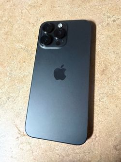 Apple iPhone 15  Pro max Black Titanium