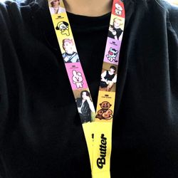 Kpop BTS Butter Lanyard