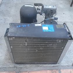 Refrigeration Engine (condensing Unit) 1horse Power Medium Temperature Application Works Perfect -10ºFthru +20ºF