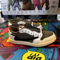 Travis Scott x Jordan 1 Retro // Olive - 13c Kids