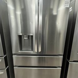 36”wide X29.5” Depth 4 Door Fridge With Dual Ice Maker 