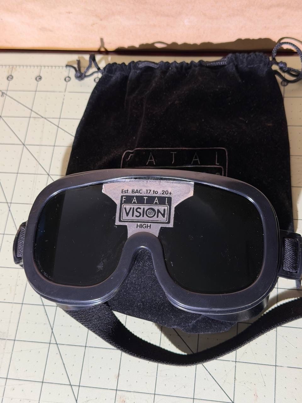 FATAL VISION SILVER LABEL GOGGLES SHADED – EST. B.A.C. .17 – .20+  