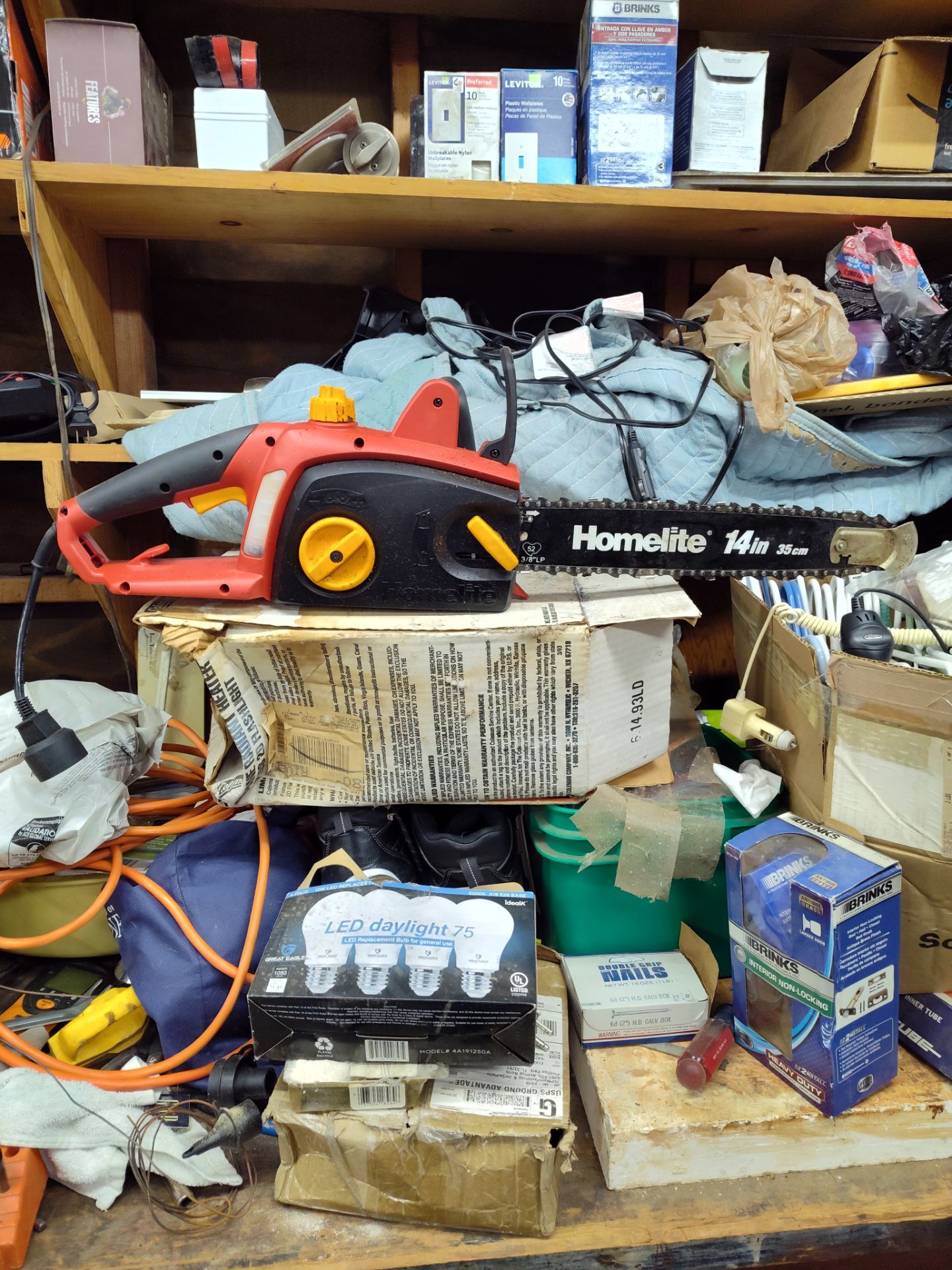 Homelite electric chainsaw